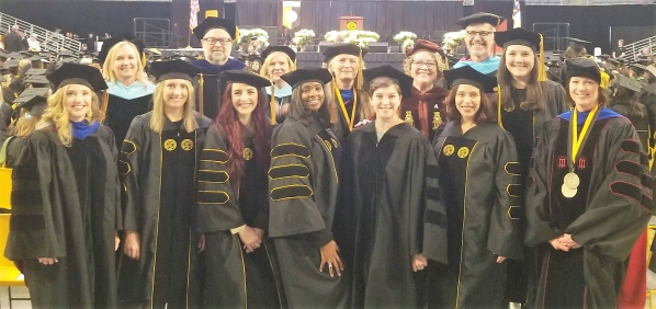 Doctoral candidates and their committee chairs. 