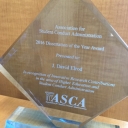 dissertation of the year award trophy